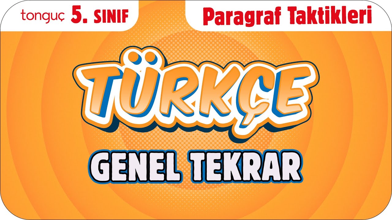 Türkçe Genel Tekrar ✍🏻 5. Sınıf ATAK KAMPI #2025