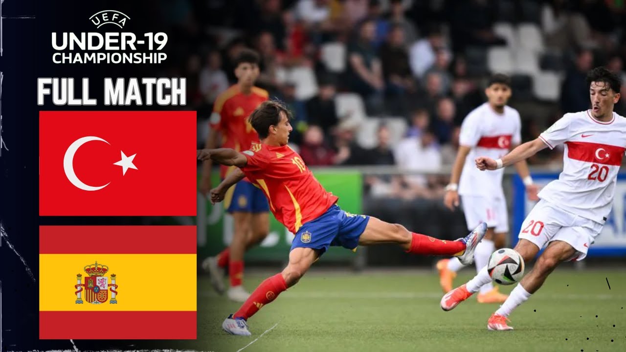 Türkiye vs Spain | U19 Euro Championship Full Match | July 19, 2024