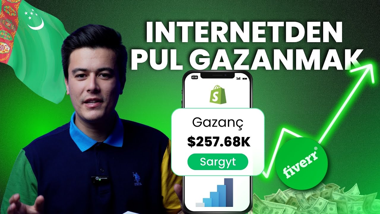 Türkmenistanda Internetden Online Pul Gazanmagyň 4 Täsirli Ýoly | Çalt we Ýönekeý Girdeji Ýollary