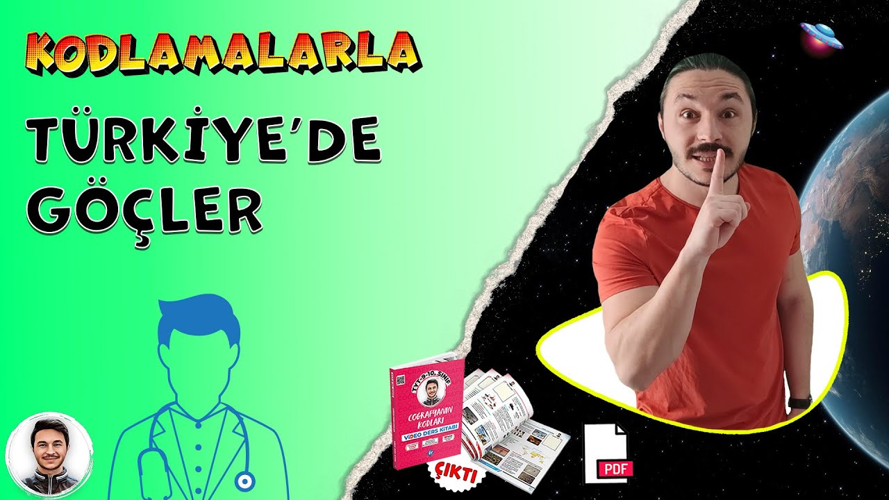 TÜRKİYE'DE GÖÇLER 📌 Tyt coğrafya - 10.sınıf Coğrafya 📂PDF Ders Notları