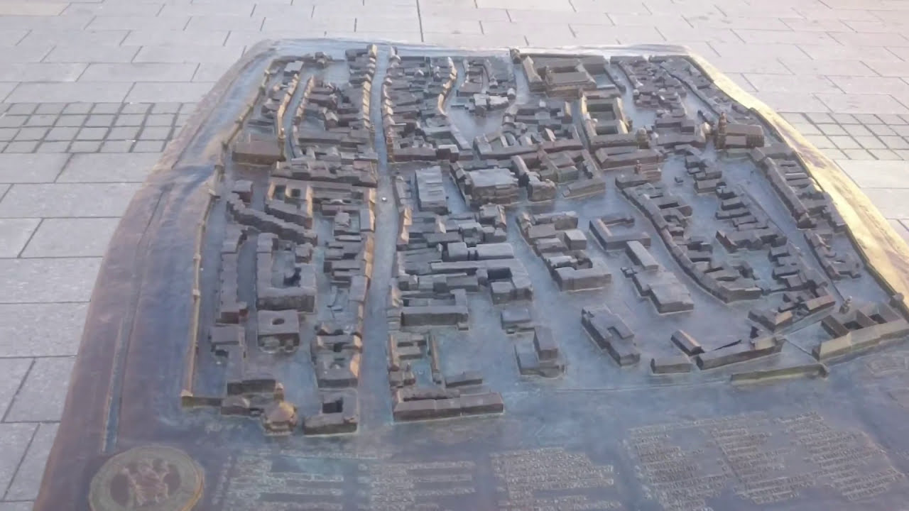 Trnava - plastická mapa mesta
