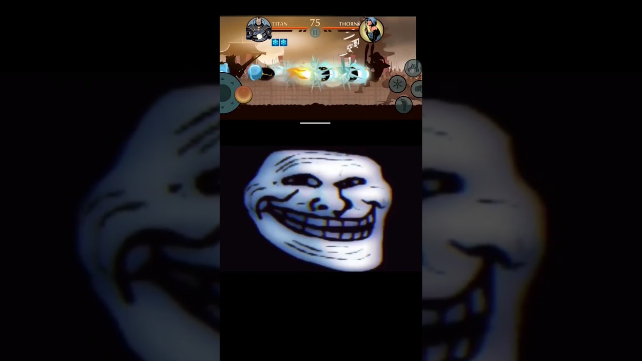 troll face edit 🔥 shadow fight-2