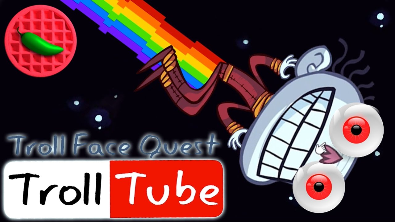 TROLL TUBE: THE META-TUBING -- Let's Play Trollface Quest 7 (Free Web Game)