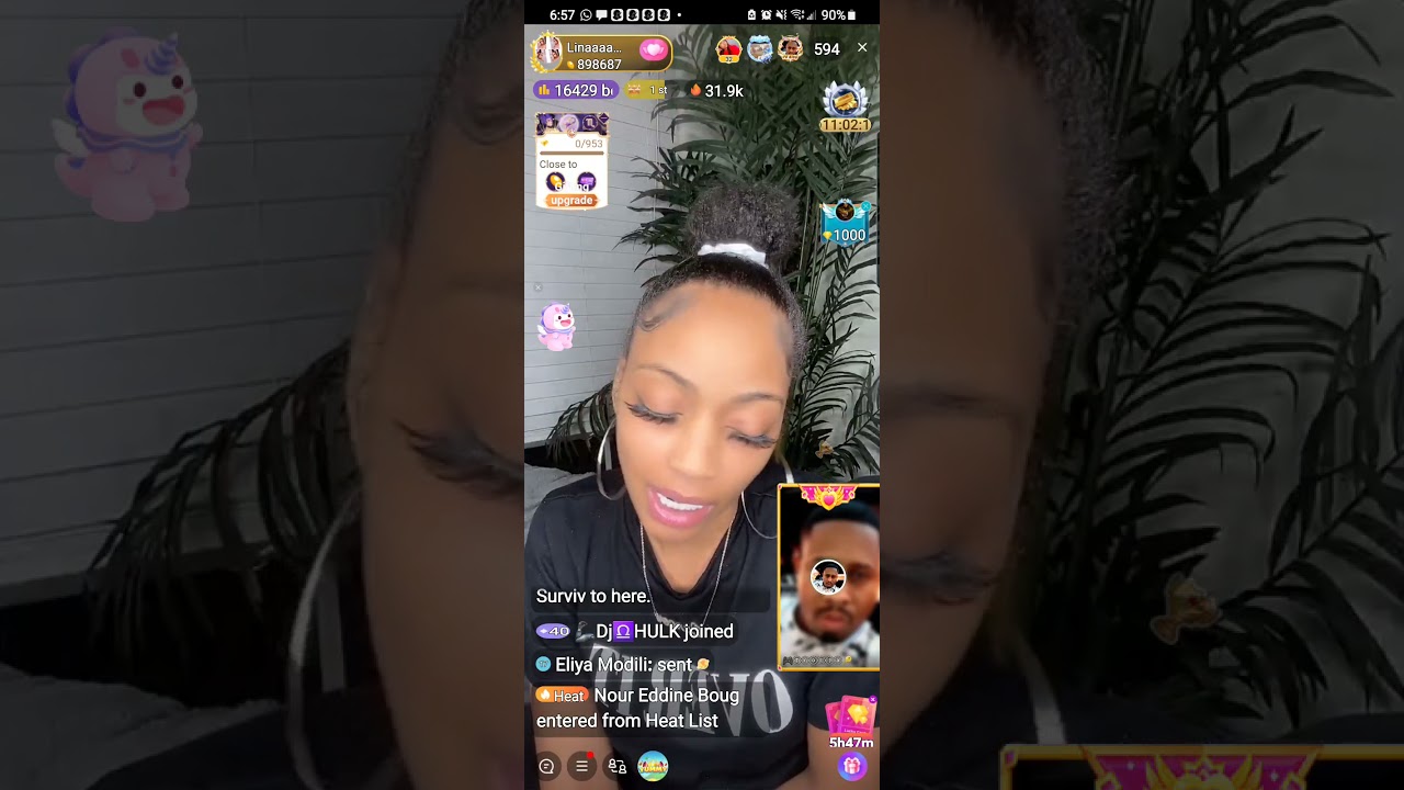 @Trolla prods lina on bigo live... lies about Brandon keyz