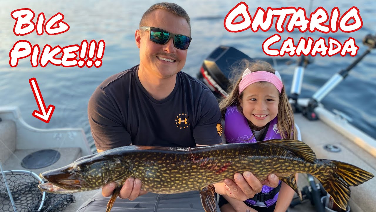 Trolling for BIG Northern Pike in Ontario Canada!!! (Plus Bass & Panfish) Trip Days 1 & 2!!!
