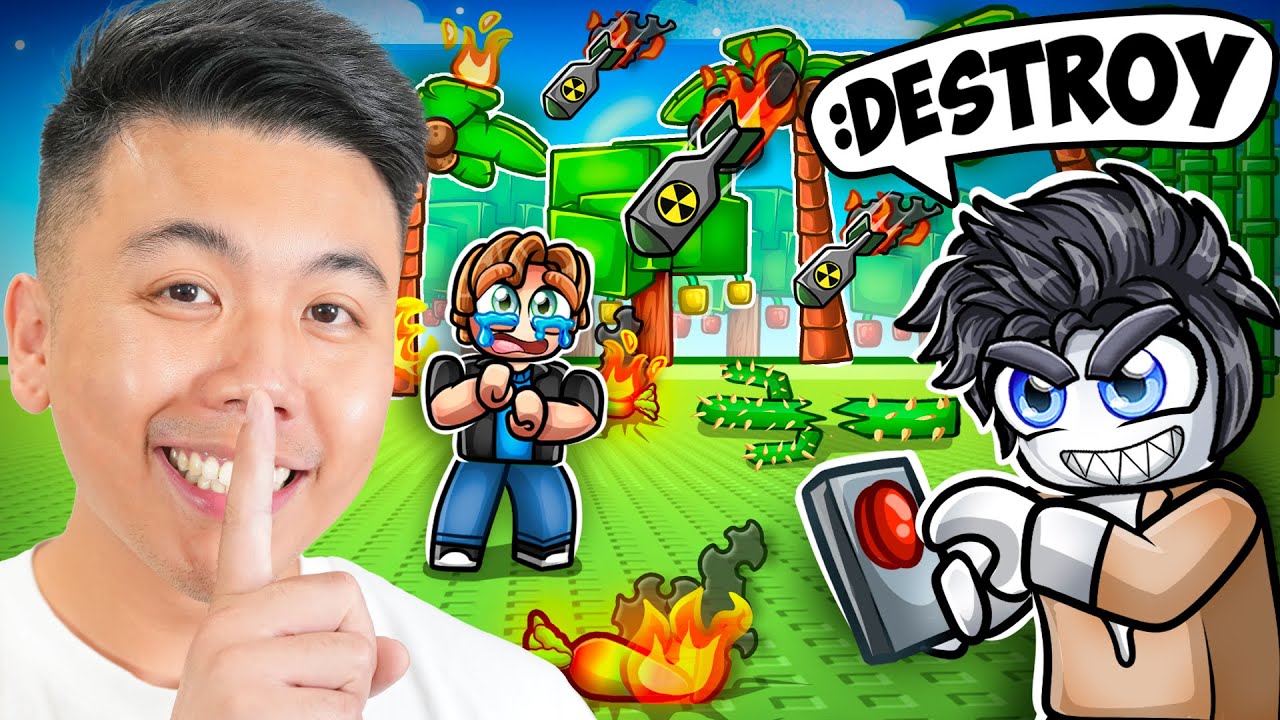 TROLLING in GROW A GARDEN with ADMIN Commands! (Roblox)