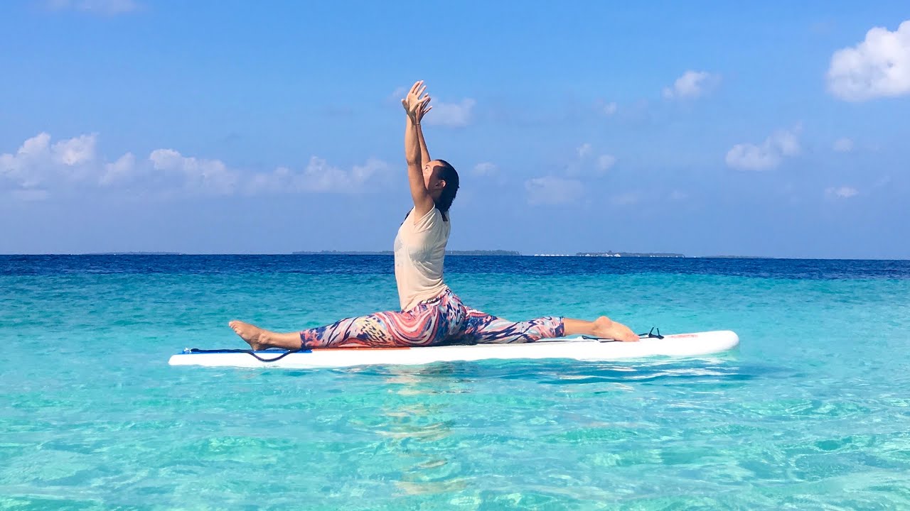 Tropical Paradise SUP Yoga Maalhos Island Maldives