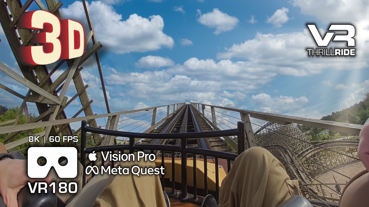 Troy 3D Epic 8K VR Roller Coaster VR180 - Immersive & Stunning Front Row POV #metaquest