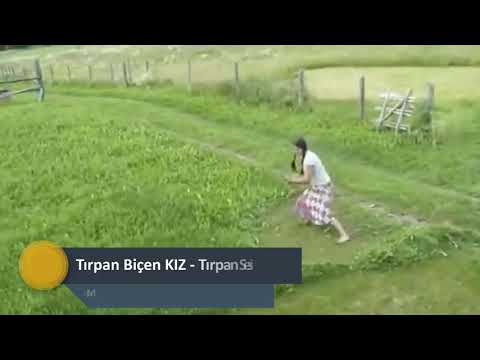 Tırpan Biçen KIZ, Tırpan Biçme, Tırpan Sesi, Tarla Biçme, Çayır Biçme, Bayburt Tırpan Biçme