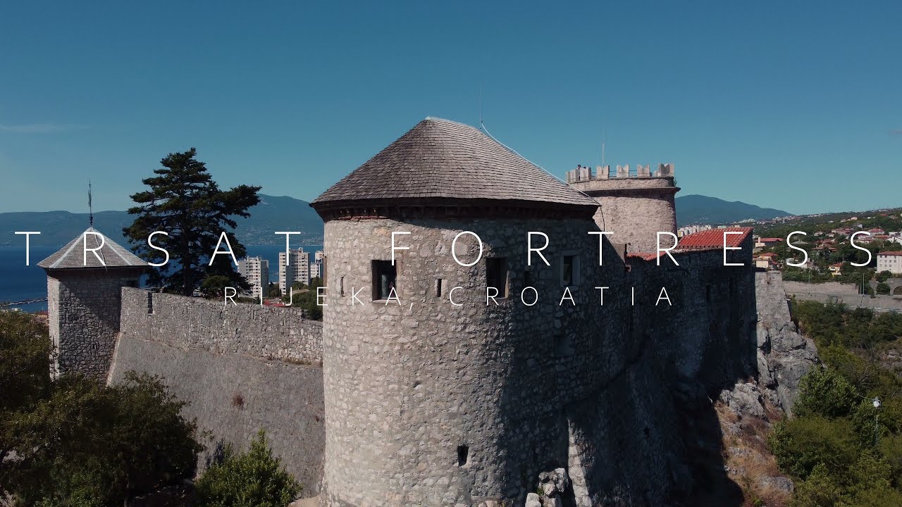 Trsat Fortress, Rijeka, Croatia [FromAbove] [4K]