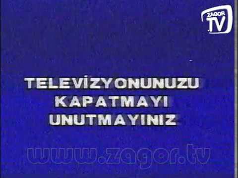 TRT Kapanış Jeneriği  (07. 07. 1987)