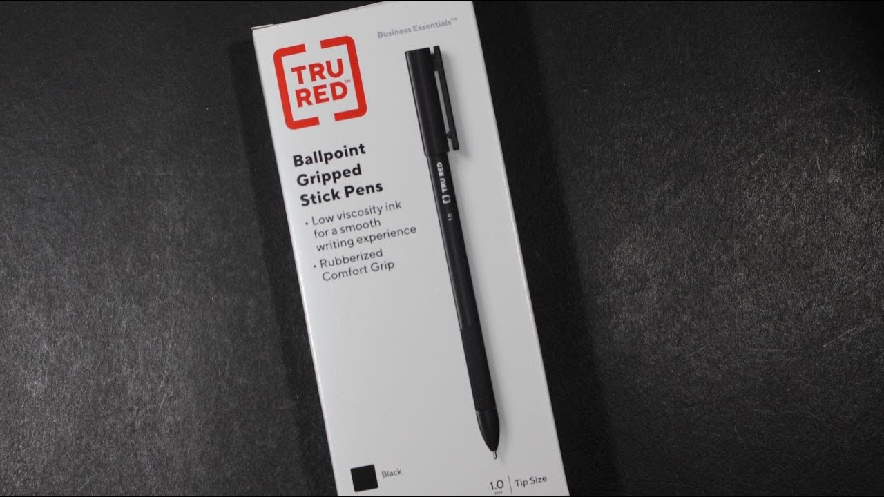 Tru Red 1.0mm Ballpoint Pen Review