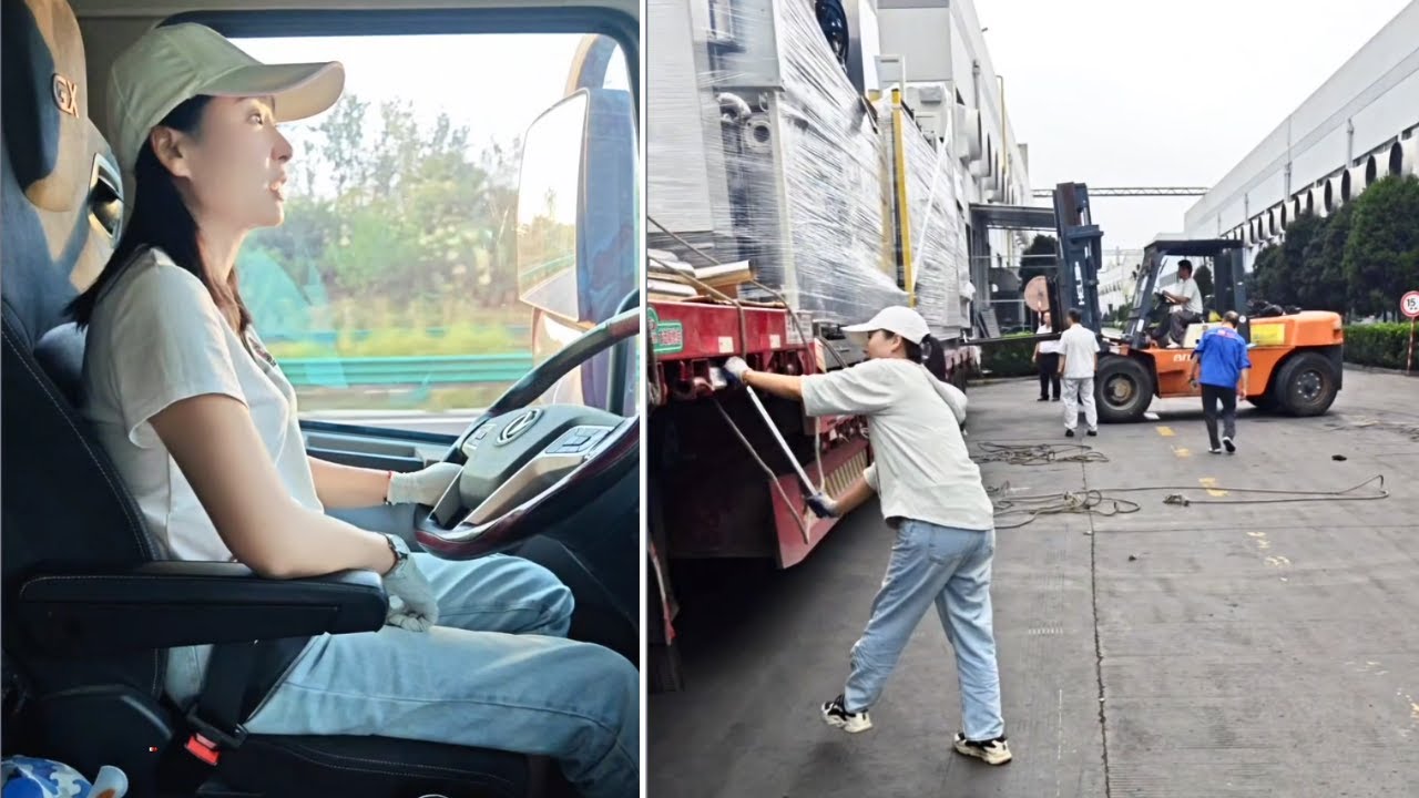 Truck Driver Wei Xiaoyang Safely Transports Massive Industrial Machinery