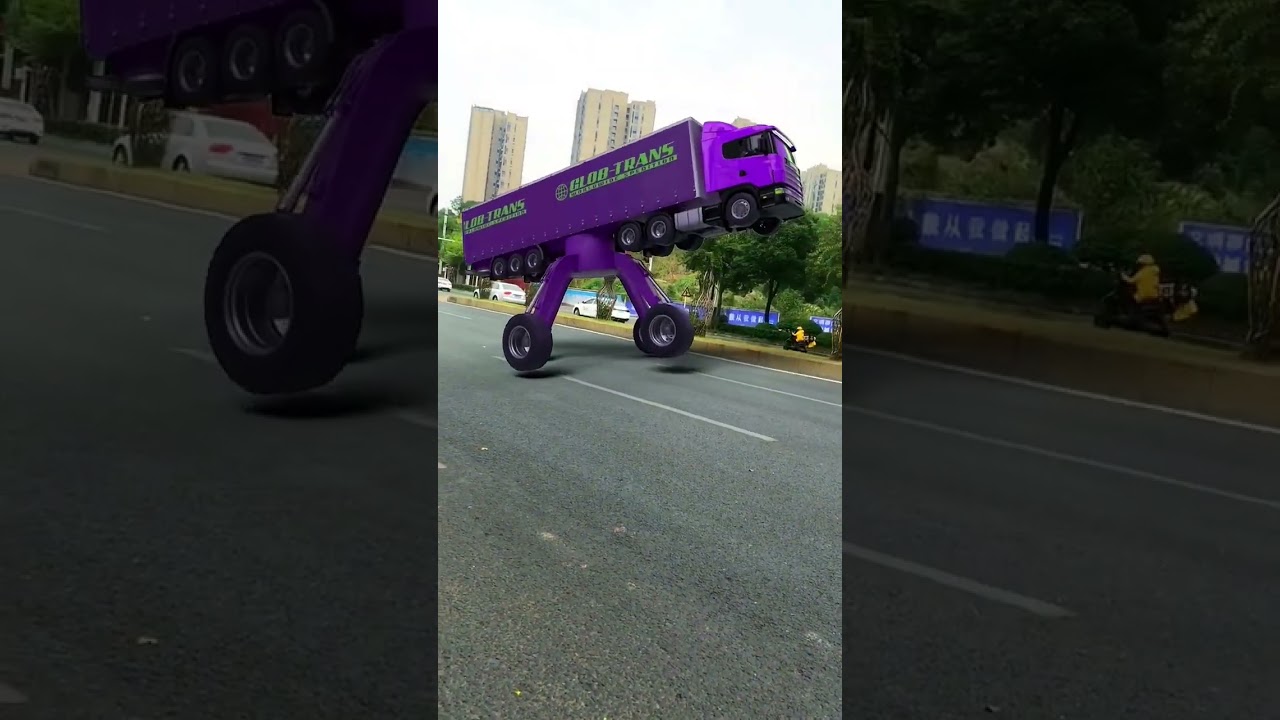 Truck Loves to Dance🚚3D Special Effects | 3D Animation #shorts #vfxhd