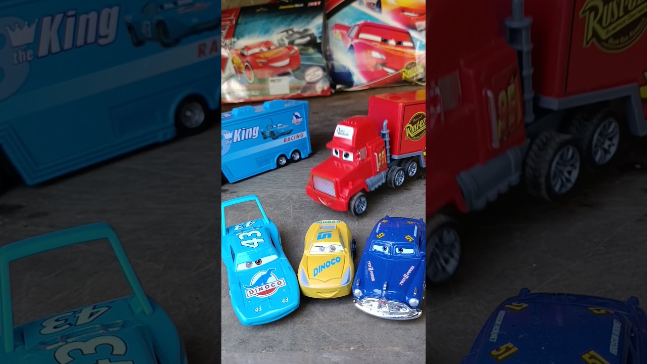 Truck Mcqueen Container #toys #lightningmcqueen #kingdinoco #fabuloushudson#pixarcars #cars #mcqueen