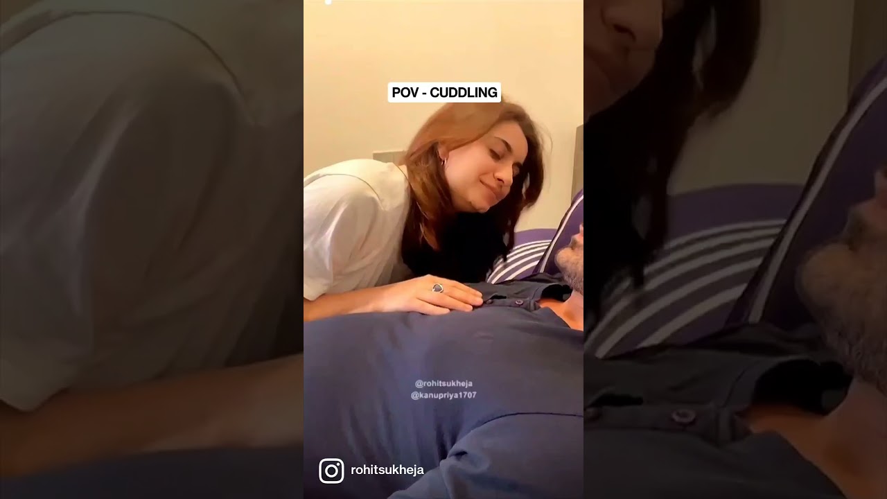 True story. 👀😂 #cuddling #funny #couple #pov #reels #shorts