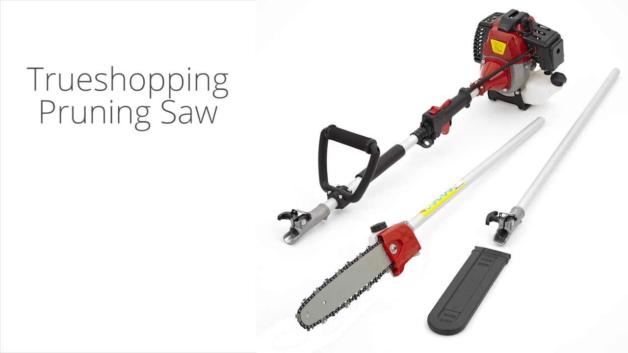Trueshopping Petrol Long Reach Pruner Chainsaw 52cc 2.2KW
