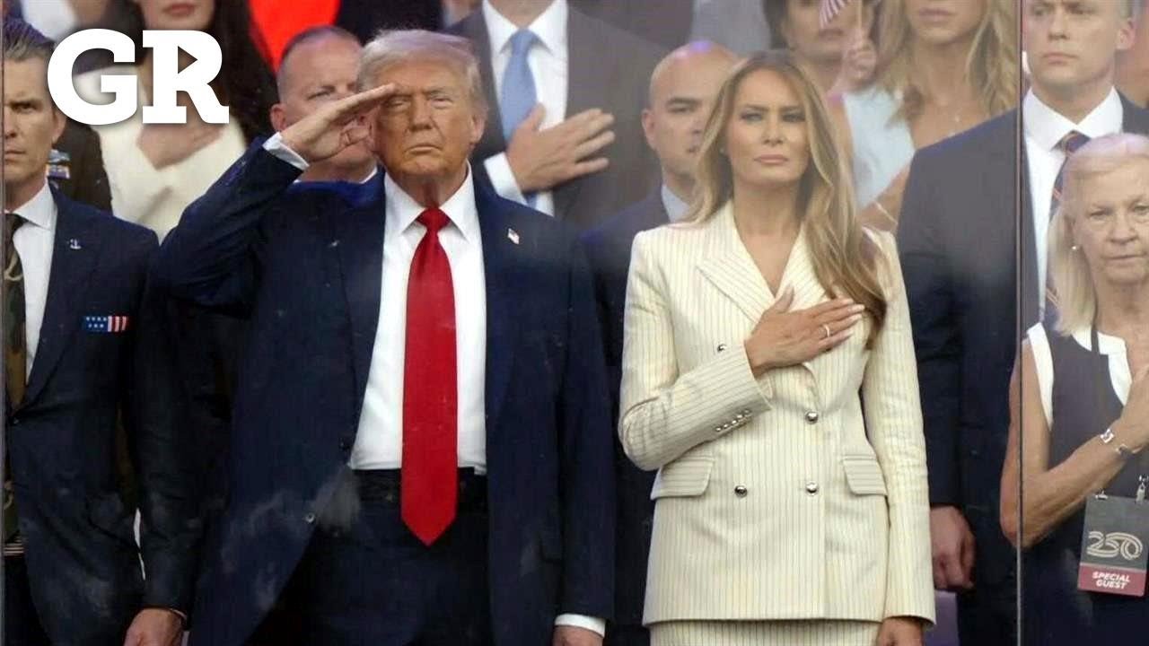 Trump celebra polémico desfile militar en su cumpleaños