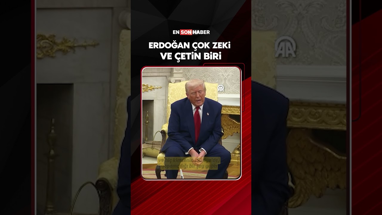 Trump: Erdoğan çok zeki biri #shorts