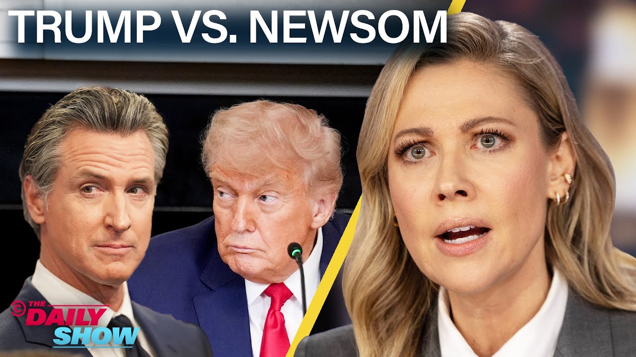 Trump Faces Off with Newsom As Marines Head to L.A. | The Daily Show
