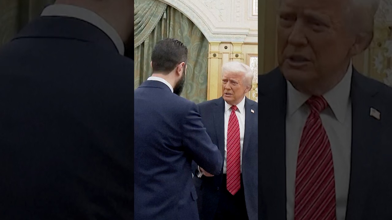 Trump Meets Syria's New President in Saudi Arabia