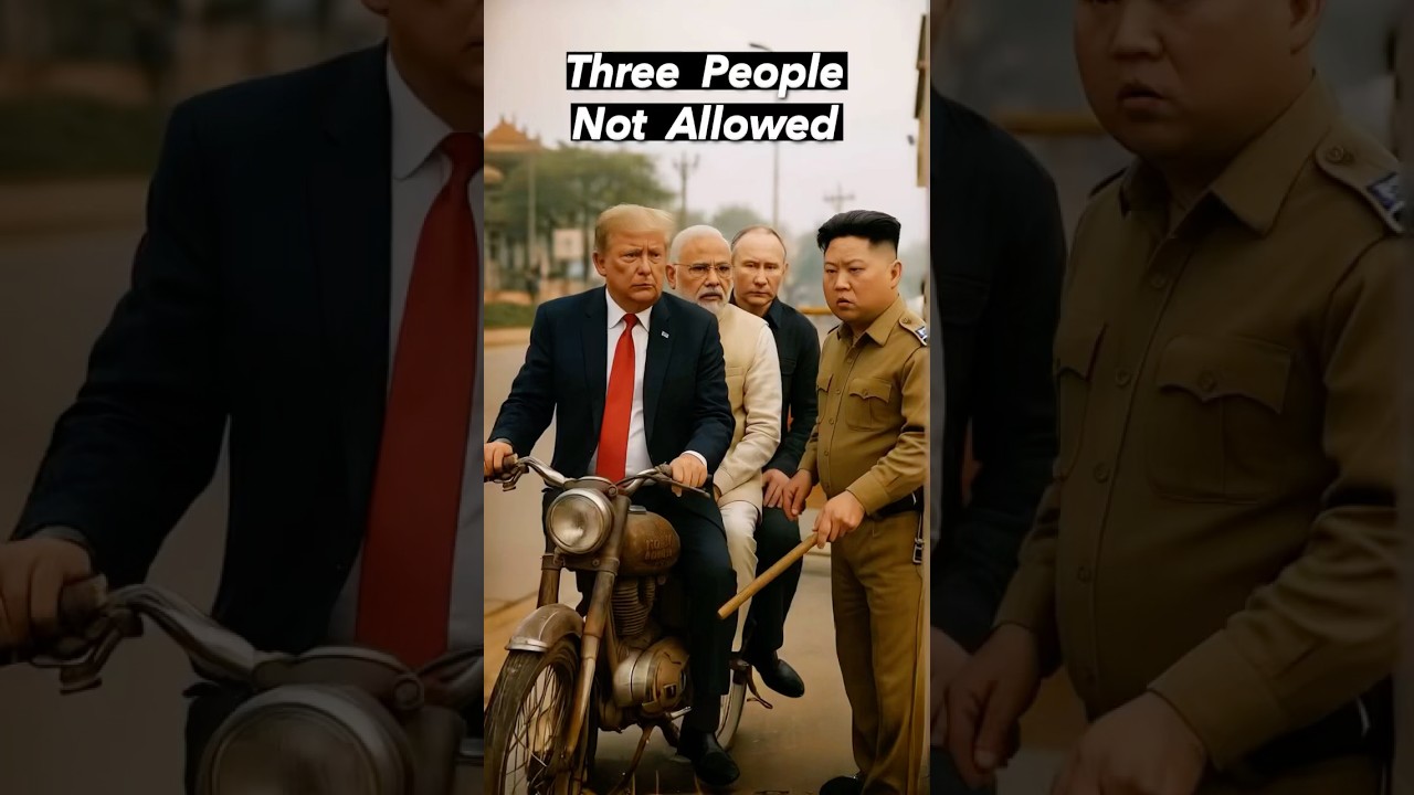 Trump, Modi & Putin Stopped by Kim Jong Un ! 🚨 #funny #shorts