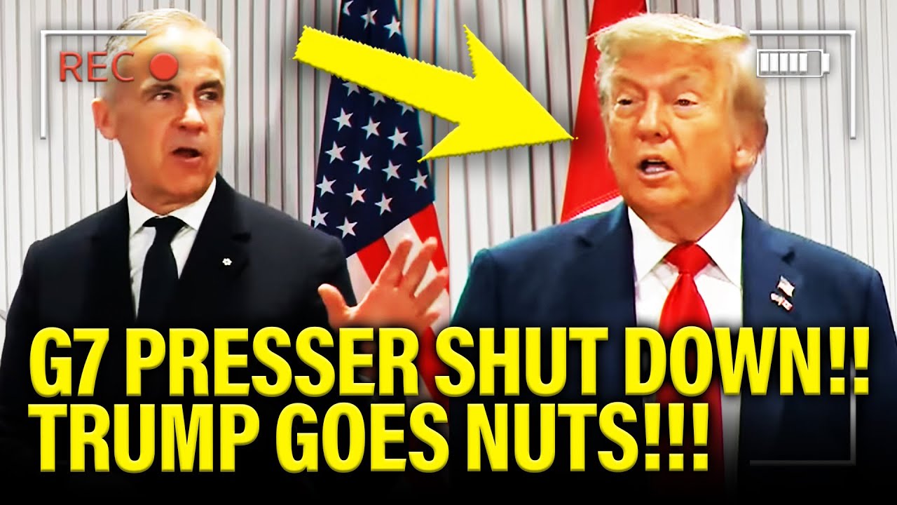Trump RUINS G7 as Canada PM SHUTS DOWN Press Conference
