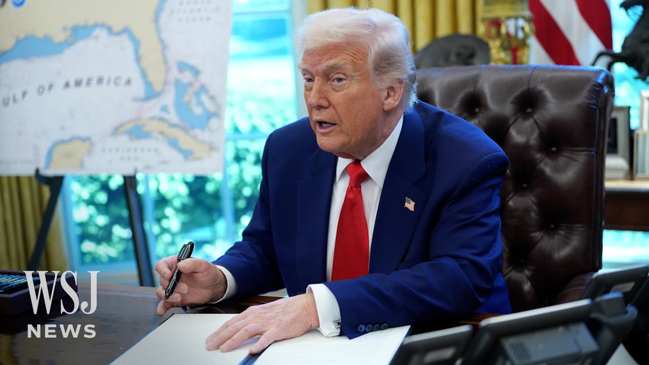 Trump Signs Executive Order on Low-Pressure Showers: ‘There’s No Water’ | WSJ News