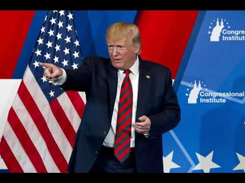 Trump's campaigning on the roaring economy