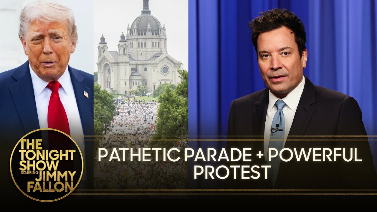 Trump's Pathetic Military Parade Squeaks Past Empty Seats as No Kings Protests Draw Historic Crowds