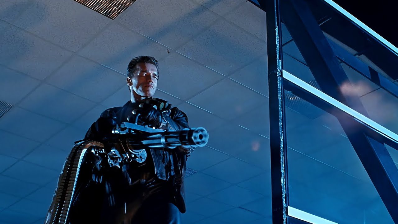 Trust me (T-800 with minigun) | Terminator 2 [Remastered]