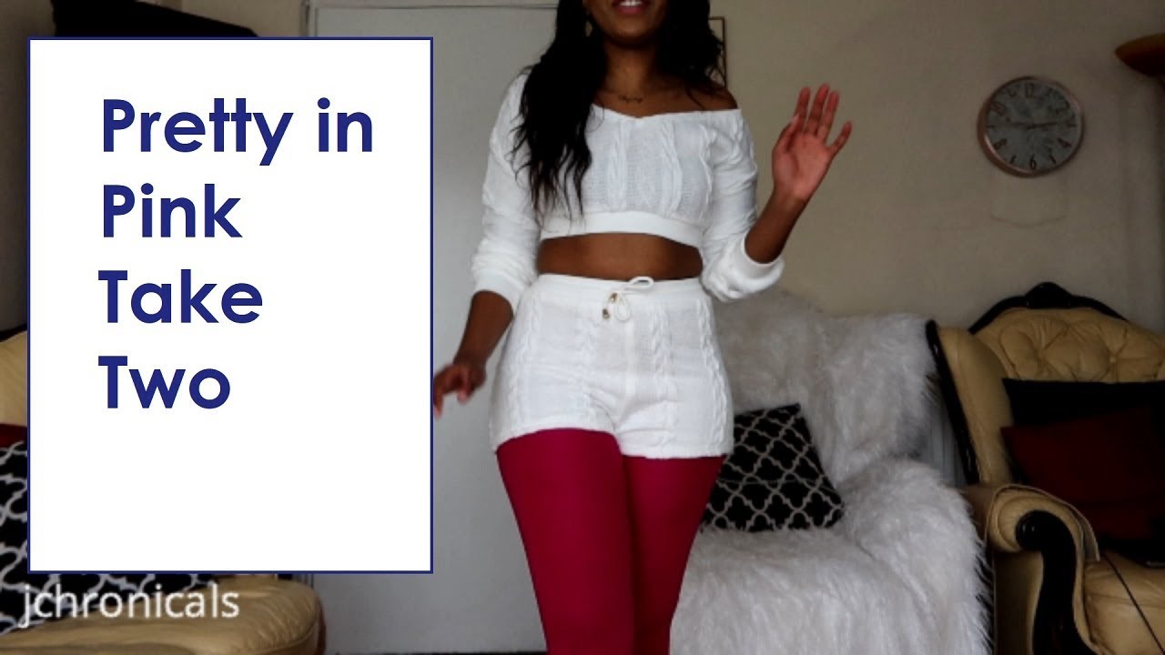 TRY ON + REVIEW | Bright Pink Tights On Brown Skin