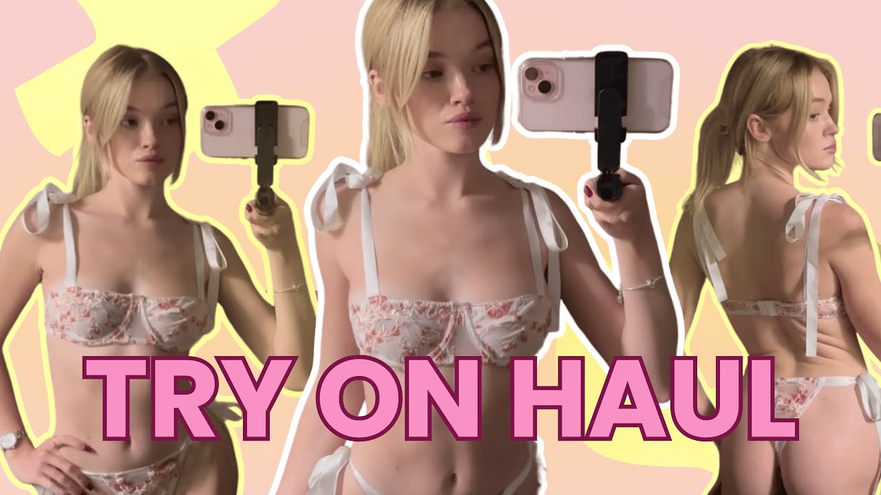 Try On Haul TRANSPARENT Underwer | See-Through