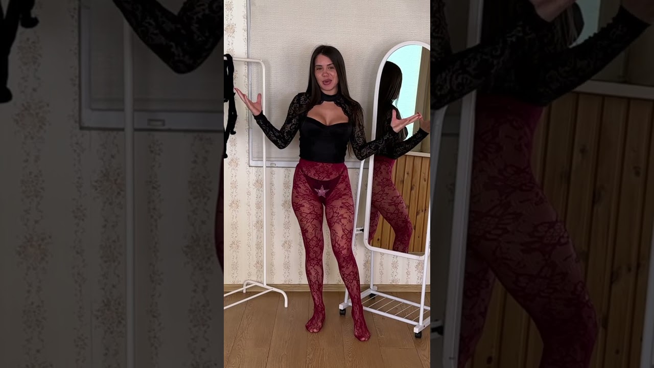 Try On Transparent Tights!
