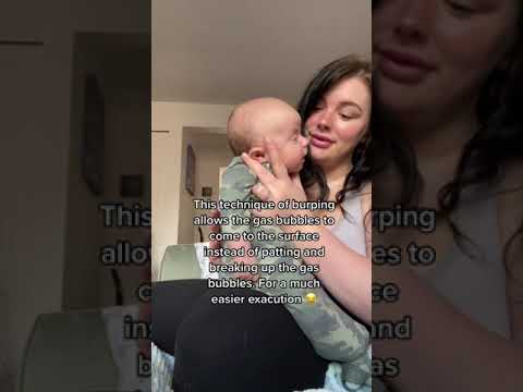 TRY THIS: Easier Way to Burp Baby!