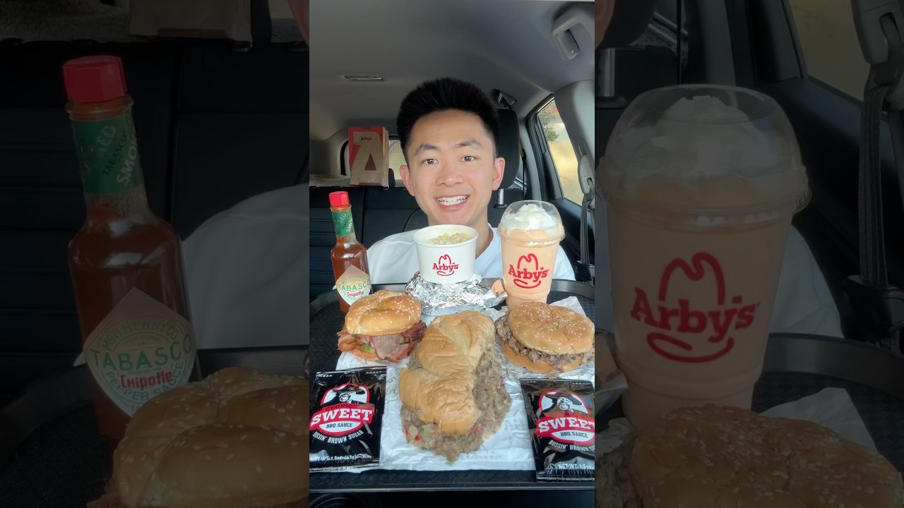 Trying Arby’s NEW Menu Items 🔥 #shorts