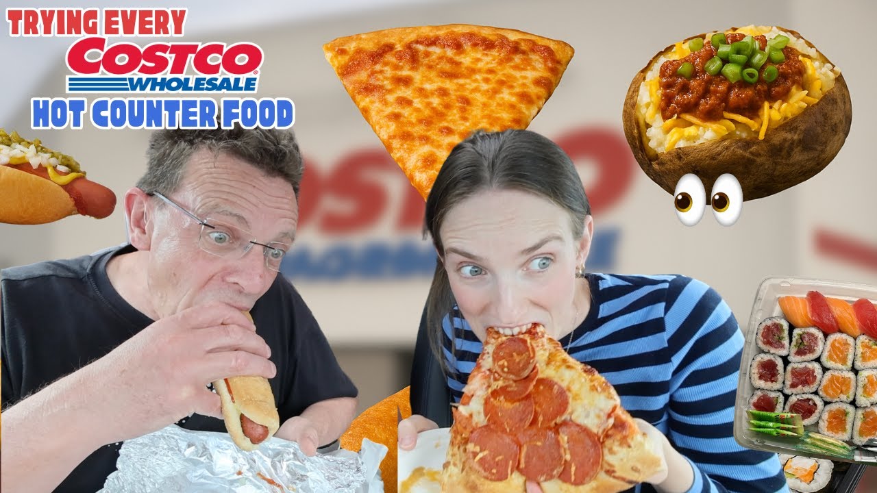 Trying EVERYTHING at Costco hot food counter so you don't have to...