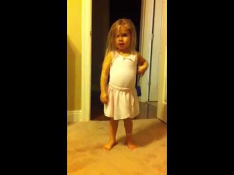 Trying on leotard