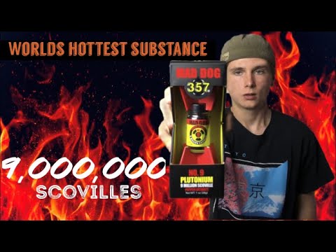 Trying one of the WORLD'S SPICIEST PEPPER EXTRACTS- Mad Dog 357 No.9 Plutonium  taste test!