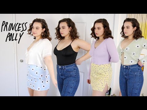 Trying out a new aesthetic ! (princess polly try-on)