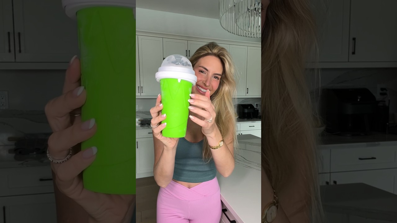 Trying the viral slushie cup maker!!