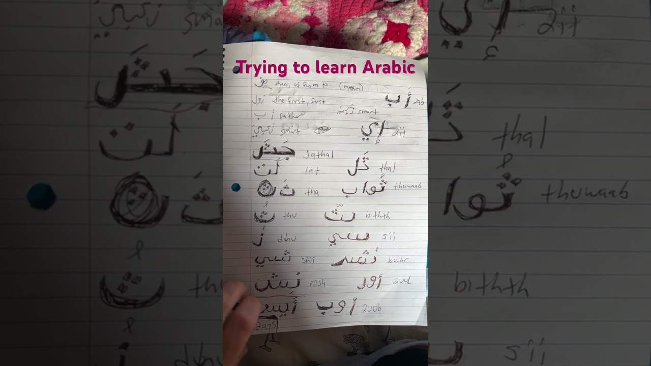 Trying to learn Arabic 2002 goal 250 words so far in 2025 actions #languagelearner #languagejourney