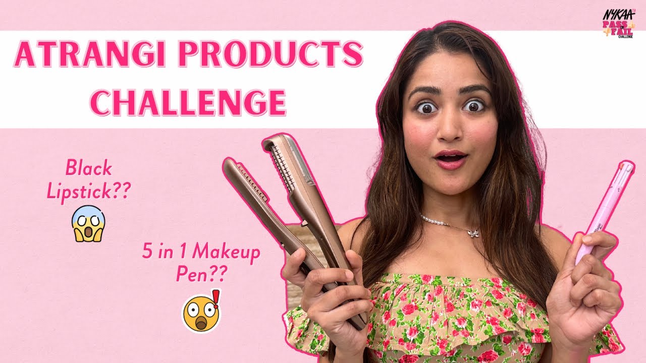 Trying Viral & Atrangi Makeup🤪✨ Ft. @SoniaGarg  | Pass👍🏼 Or Fail 👎🏻 Makeup Challenge🔥 | Nykaa