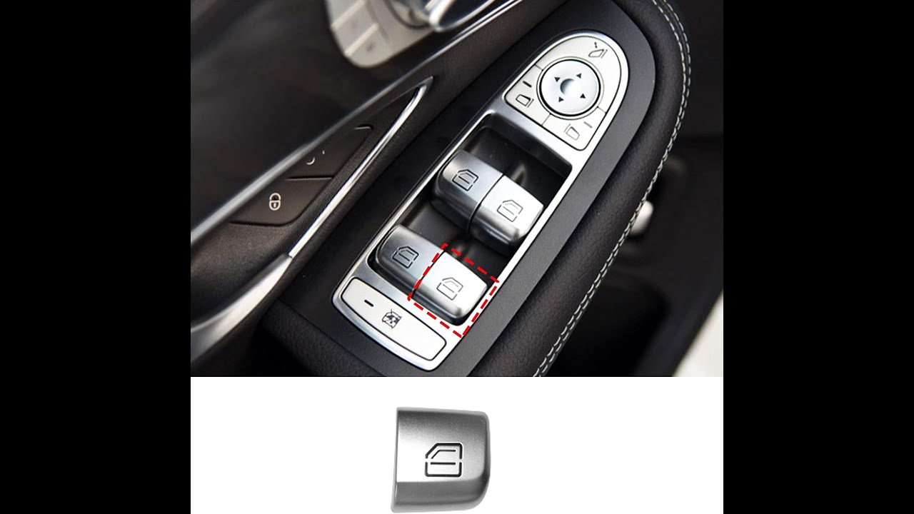 TTCR-II Interior Window Glass lift Switch Button For Mercedes Benz C Class W205  GLC Class