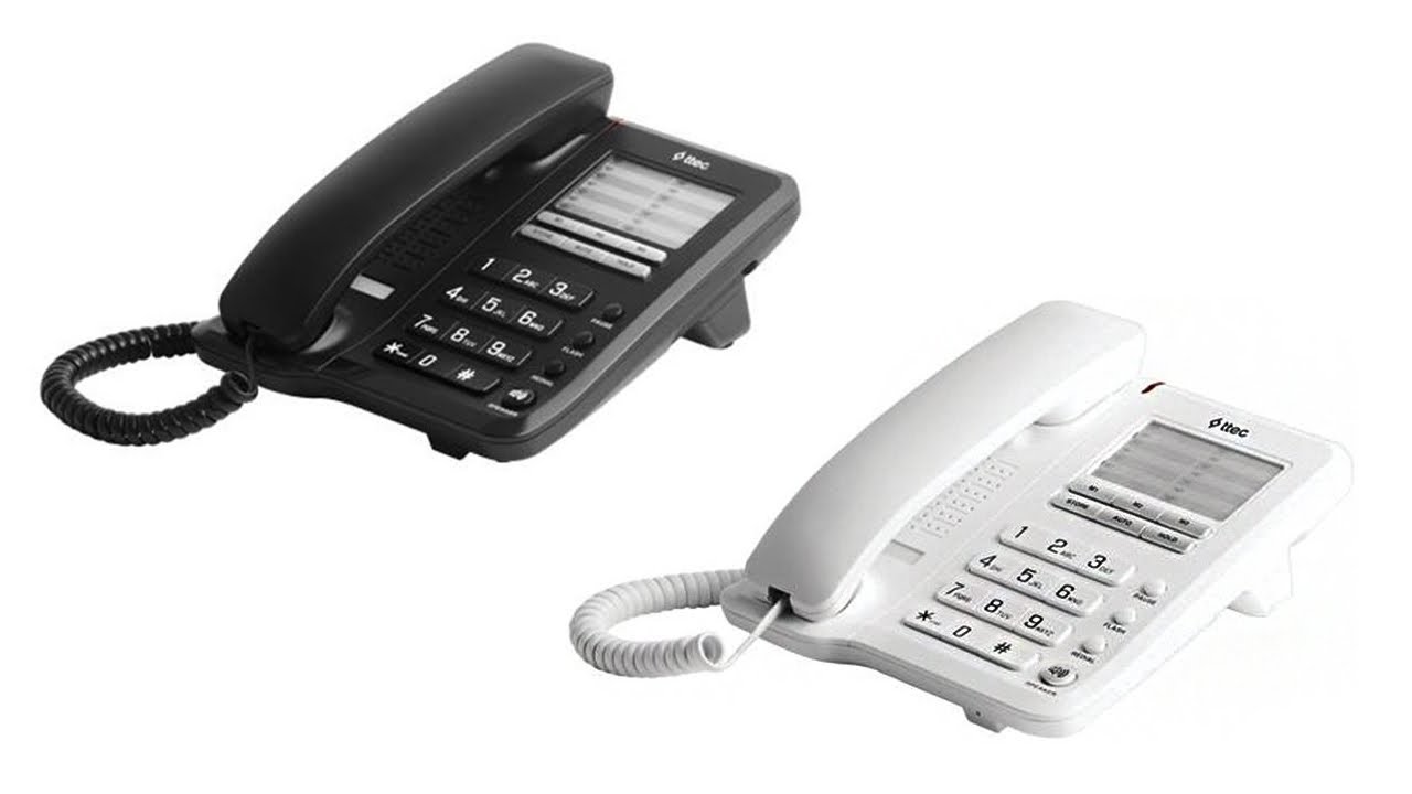 Ttec TK-2900 kablolu masa üstü sabit hatlı ev iş yeri için telefon iri tuşlu m4005