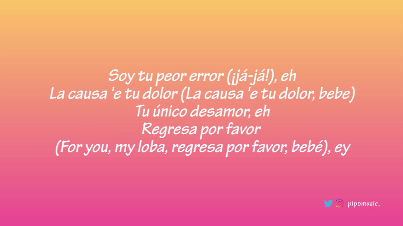 Tu peor error (REMIX) - Darell, Anuel AA [Letra]