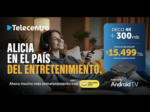 ¿Tu TV todavía no es Smart? Pedí ya el nuevo Deco 4K con tecnología Android TV de Telecentro