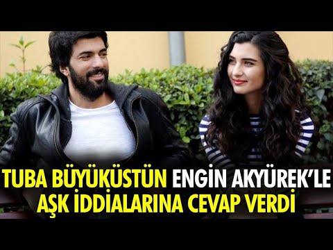 Tuba Büyüküstün Engin Akyürek'le Aşk İddialarına Cevap Verdi