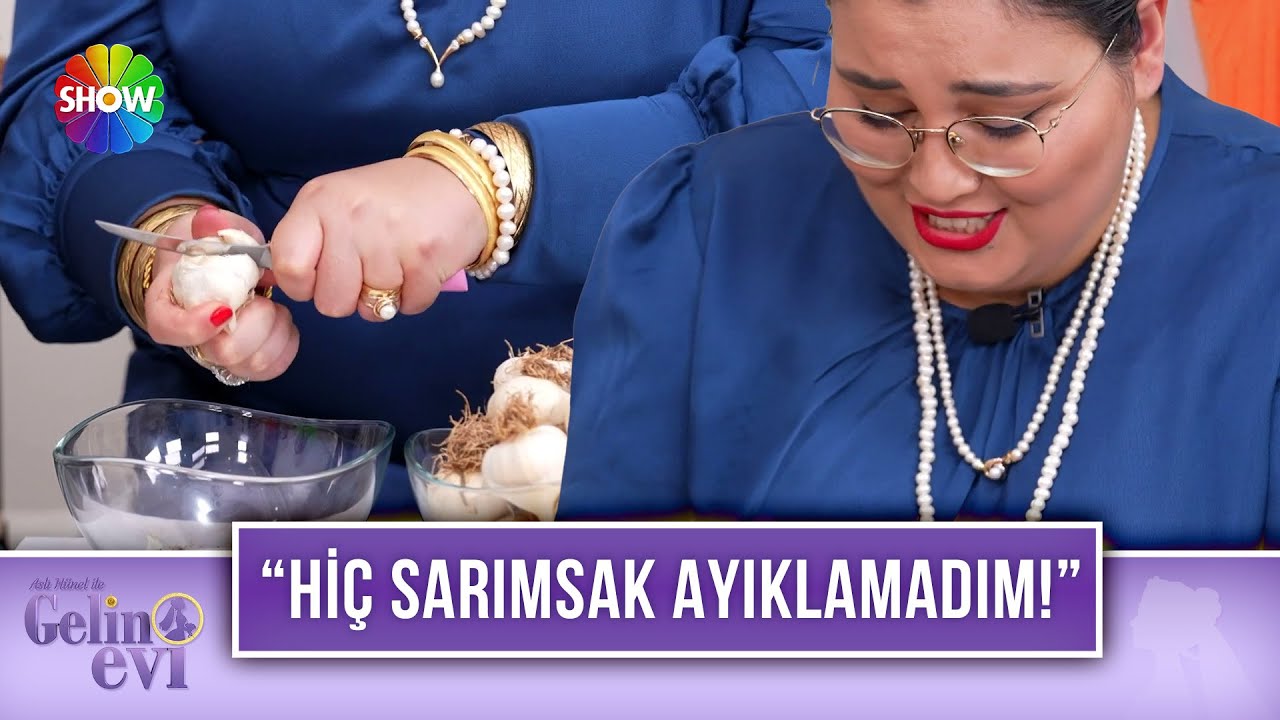Tuğba gelin 90 saniyede sarımsakları ayıklayabilecek mi? | 1156. Bölüm