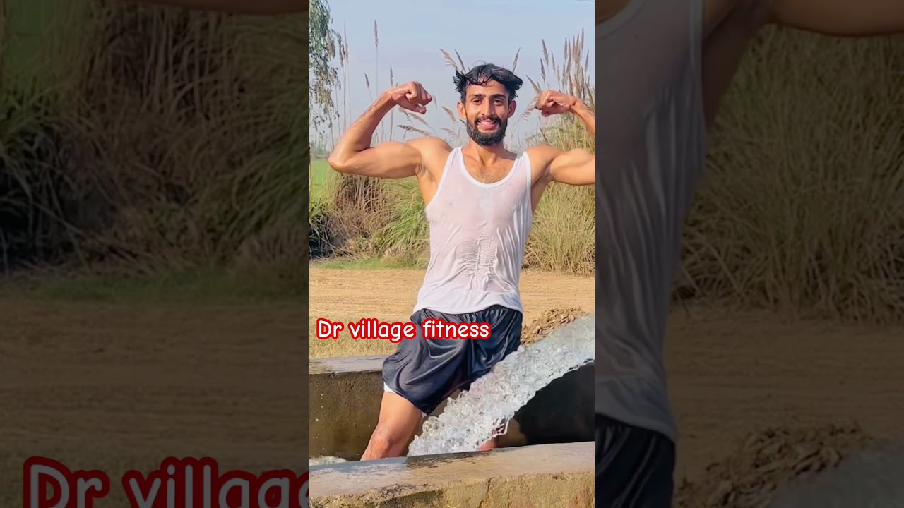 tubewell bathing #water#swimmingpool #fun#funny#villagelife #desiboygym#gymmotivation #fitness